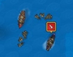 Pirateers - Your task is to take control over big seas by attacking and destroying other ships. Pick up treasures from wrecked enemy ships and buy cool upgrades for your own ship. Grow bigger and more powerful. Use Arrows or W A S D to move your ship. Press Space to attack.