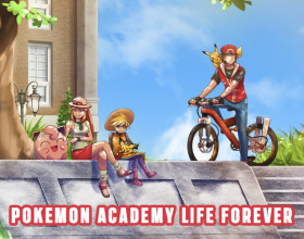 Pokemon Academy Life Forever [v 2.28b.2024] - Attention, there is no sexual content in the game, but it is definitely worth playing it. This is a parody visual novel about the Pokemon world, where you will live in an alternative world. Your mom informs you that you have received a letter of admission to the Pokemon Academy. This is strange, since you did not send any documents for admission. You happily agree and hope that all this is true, and not some kind of unsuccessful prank. Progress through the story to find out all the details and why you became a guest student.