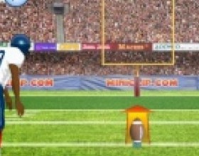 Pro Football - Твоя задача - обойти всех противников, чтобы зафиксировать тачдаун. Для управления и обхода противника, используй стрелки клавиатуры. Используй Z, чтобы уклоняться от противника и для того, чтобы выбрать с какой силой ты ударишь по воротам. Целься стрелками клавиатуры.