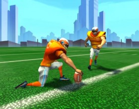 Pro Kicker Frenzy - Эта игра дает замечательную возможность показать твои умения в американском футболе. Твоя задача - попадать по целям как можно быстрее и точнее, чтобы заработать больше пунктов и пройти дальше. Старайся пройти каждую игру не потеряв ни один мяч, чтобы открыть новый режим. Для прицела используй стрелки. Жми или удерживай пробел, чтобы выбрать силу удара.