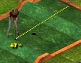 Putt it in - Трёхмерный мини-гольф с множеством различных полей для игры. Сначала ставите мячик на удобное вам место, затем кликом выбираете силу и угол вашего удара. Чем быстрее вы пройдете уровень, тем лучше для вас.