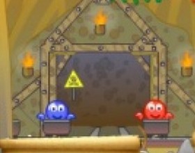 Red and Blue Balls part 3 - Red and Blue Balls adventures continues and your task is to pass levels using both balls to help each other. Get both of them to the exit point. Use Arrows to move the balls. Use Z key to switch between balls. Use Space to jump.