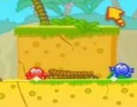 Red and Blue Balls pt. 2 - The red and blue balls are stuck on the island, and must get to the volcano. Your mission is to help them to get there. Make a perfect team and deliver them to the end of each level. Control the balls with the Arrows, press Space to jump and press Z to switch balls.