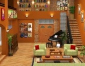 Ruby Loft Escape - Your goal is to escape the room by pointing and clicking around with your Mouse. This apartment is full with ruby diamonds - collect them, pick up other useful items and tools that can be helpful on your way out.