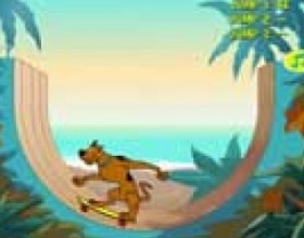 Scooby doo big air - Веселый пес Скуби Ду собирается поставить свой собственный рекорд в прыжках в высоту. Помогай ему, управляя его движениями при помощи стрелок клавиатуры. У тебя есть три попытки.