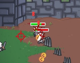 Siege Knight - Another great defence game where you have to protect your castle and kill all attacking monsters using your weapons and many different defence tools, like spikes, bombs and many more. Upgrade your arsenal constantly. Use mouse to control the game.