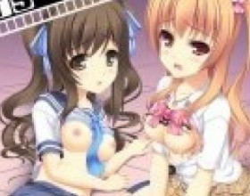 Sisters - Story about two school-age sisters in Hentai style. Don't know much about story, because it's written and voiced in Japanese. All you have to do is click to proceed to next scene. Also you can switch between chapters using navigation buttons on bottom menu. After you'll go through all first part will unlock second part from the main menu.
