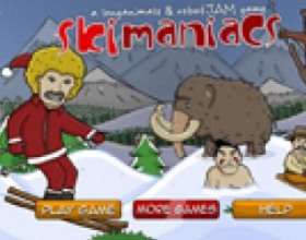 Ski Maniacs - You have to ski across winter city and destroy obstacles to get points. Use left and right arrow keys to lean yourself back and forward. Press Up arrow to push and Down key to jump. Press X or Space to perform stunts in the air. Press Up fast at the start for extra boost and super start.