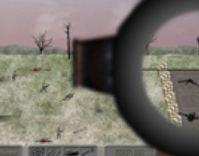Snipedown - Your mission is to protect your base from the biggest enemy army using your good sniper rifle, air strikes and artillery. Spend your money on the correct upgrades and try to survive the war. Use mouse to aim and shoot. Use 1 - 4 numbers to select strikes. Use U for upgrades.