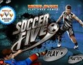 Soccer Five - Еще одна классная игра в футбол. Твоя задача - забросить побольше голов в ворота, чтобы выиграть у своего оппонента. Используй стрелки клавиатуры, чтобы управлять игроками. Клавишей Z делай пас или меняй игрока. Х - удар по мячу. С - отнять мяч или выполнить особый навык.