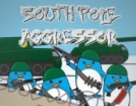 South Pole Aggressor - Another tower defence game featuring aggressive penguins. Your task is to protect South pole from invading human army that are planning to build a military base there. As always: destroy, earn money, buy upgrades and new towers. Use mouse to play this game.