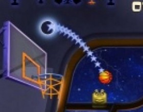 Space Ball Cosmo Dude - Your task is to shoot the ball into the basket from many different angles and positions. You must score required points to complete a level and progress the game. Use mouse to aim and click to shoot the ball. Clean baskets will give you double points.