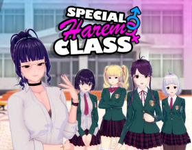 Special Harem Class [v 0.3.1] - Special Harem Class is an erotic hentai game that explores what it would be like if you graduated high school but no college accepted you. The good news is that you come across an interesting ad that directs you to a free special program that can help you get enrolled in a college. Soon enough, you discover that you are the only male that got accepted into this course. This leaves you studying all alone in a building with school girls made up of sexy ass blondes, brunettes and redheads. On top of that, even the teacher is a perverted MILF with big tits. If you can get close enough to the other students, you may get them to strip, give out a blow job, take a cumshot or even see uncensored masturbation in action. Play on and discover what teen sex fetish awaits!