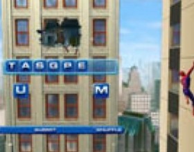 Spiderman 2 Web of words - Спайдермен снова здесь, он сражается с Док Оком. Пауку очень нужна твоя помощь. Попробуй собрать английские слова из предоставленных букв. Таким образом Спайдермен сможет совершить очередной прыжок и в конце игры спасти город. Управление клавиатурой.