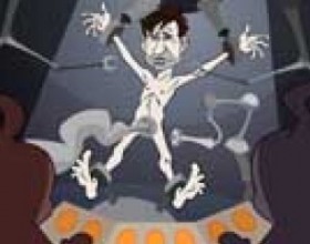 The eXfiles - Agent Mulder had his bad luck again – some perverted monster had caught him. Now he stands naked and bound and everyone is torturing him! If you want to enjoy this process too, start clicking on different buttons to see his pain! The game will end when the buttons are pressed in a correct order.