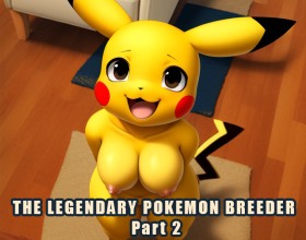 The Legendary Pokemon Breeder Part 2 - Dive into Part 2 of your sacred mission to save the world of Pokémon! In this installment, you will continue your collaboration with the mad Professor Maple to save the magical creatures from the Pokémon anime from extinction. Your task is to capture the attention of the Legendary characters, win their trust, and fuck them thoroughly so that these hot, furry females get knocked up by you! Their hot pussies are already wet, just waiting for you to visit and impregnate them. Immerse yourself in this unique game if you enjoy fetishes related to massive amounts of cum and pregnancies. This game is just for you, and it definitely won't disappoint. Start this adventure right now! The Legendary Pokemon Breeder Part 2 - Dive into Part 2 of your sacred mission to save the world of Pokémon! In this installment, you will continue your collaboration with the mad Professor Maple to save the magical creatures from the Pokémon anime from extinction. Your task is to capture the attention of the Legendary characters, win their trust, and fuck them thoroughly so that these hot, furry females get knocked up by you! Their hot pussies are already wet, just waiting for you to visit and impregnate them. Immerse yourself in this unique game if you enjoy fetishes related to massive amounts of cum and pregnancies. This game is just for you, and it definitely won't disappoint. Start this adventure right now!