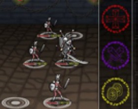 The Leon Wars - Your mission is to command of one of two forces and conquer the free lands, expand your kingdom and destroy enemies. Research new types of technology and beasts, expand your arsenal. Use mouse to control the game. Sometimes Double-click performs other actions. Use Arrows to scroll map. Press the Space to deselect something.