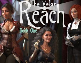 The Velan Reach: Book One - This porn game takes place in a unique world that blends steampunk aesthetics with science fiction. You play as a brilliant scientist who, together with his charming assistant, is invited to join the expedition of a mysterious aristocrat. The mission is to uncover the legendary cradle of humanity, whose location has been lost for centuries. However, as the expedition ventures deeper into the unknown, it becomes clear that every member has their own motives, and beneath the surface of friendship lie ambition and betrayal. Explore a fascinating world filled with ancient technology, forgotten mysteries, and astonishing discoveries. Get to know your fellow explorers, build relationships, flirt, and fuck the most sexy girls!