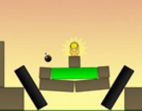 Totem Destroyer - Your mission is to destroy the totems without letting the golden Idol fall on the ground. Use balance to keep Idol up. There are 25 levels in this great flash game. Click with the left mouse button on the blocks to remove them.
