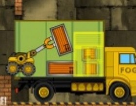 Truck Loader - Your task is to load cargo in your truck using your robotic loader. Place everything in the right position to pass the level. Use W A S D or Arrows to move your loader. Use Mouse to control loader's robotic arm. Click to activate magnet.