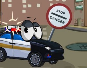 Vehicles 4 Car Toons - Твоя миссия - такая же как и в предыдущих частях игры, сбрось машину преступника с экрана или поставь свою машину на автостоянке в правильном месте. Кликай на машину, чтобы заставить ее ехать или остановить. Кликай на блоки, чтобы убрать их.