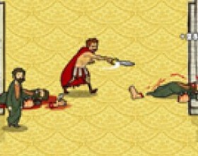 Viva Caligula - Your mission is to make Rome red by controlling violent warrior in the city. Travel around killing people with 26 different weapons. You need to collect all weapons to get access to orgy room. Use arrow keys to move Caligula around. Use Letter keys to attack with assigned weapon. Enter Rampage Mode when Caligula's rage meter is full.