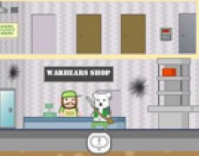 Warbears Adventures - an A.R. X-mas - It’s X-Mas time all around and Kla was stoped by Bob in his Furniture Store. But Steve has a secret mission in mind. Join the Warbears in this classic point and click X-Mas Adventure!
Move your character by clicking around. Select objects to perform actions.