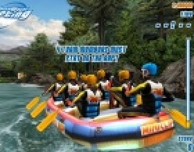 White Water Rafting - Рафтинг - это такой спорт, который раз в жизни, но нужно попробовать. Садись в лодку и езжай по самым известным рекам мира со своей командой единомышленников. Не давай своим друзьям оказаться за пределами лодки. Когда плывешь вниз по водопаду, то жми Х, чтобы твоя команда пригнула головы. Для управления используй стрелки клавиатуры. Заползать в лодку клавишей Х.