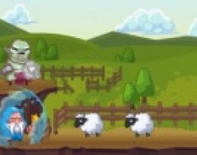 Wizard Walls - In this game you have to help the wizard to protect your fortress. You can do that by drawing defence lines in the air with your Mouse to stop enemy attacks. You'll find a lot of interesting levels like protecting sheep, defence in the air from your air balloon, and many more. Use upgrades and win the game.