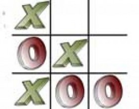 X tic tac toe O - Крестики-нолики: два игрока по очереди ставят крестик или нолик на игровом поле 3х3, нужно составить линию из трёх одинаковых знаков, но не дать противнику это сделать. В данном случае Вы играете в компьютером, можно регулировать сложность игры.