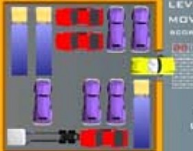 Yellow out - You must get out of your parking place, so move all the cars in order to free you way to the gate. You only can move the cars forward or backward. When you have finished your task, drive your car to the exit.