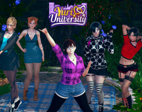 Yuri University [v 0.59] - A novel is about a girl who has just enrolled in university, along with her best and only friend. During her studies, she realizes that she is only attracted to girls. She will have the opportunity to meet 5 classmates with whom she will live in the same house. Help her build relationships with girls, as it is difficult for her to make the first step. But she is really open to new experiments.