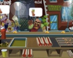Zombie Burger - Even dead zombies enjoy a quick snack. Serve up grotesque meals for your zombie customers! Play five unique levels, travelling through zombie infested city! Earn so much money as you can! And prove to all world that You have best Zombie restaurant in the whole world :)