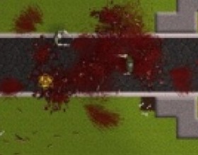 Zombie Splatter - Your mission is to kill all zombies that are on your lawn. Use various weapons to smash their brains and survive at your own home. Use W A S D to move. Use Mouse to aim and shoot. Use R to reload, Space to open the shop screen.