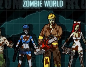 Zombie World - Очередная классная игра про сторожевые башни, в которой ты будешь защищаться от зомби. Для того, чтобы убить их всех используй самое мощное оружие в мире. Для управления используй мышку.