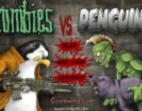 Zombies vs Penguins - Your task is to shoot your bullets to kill all zombies. Your bullets will bounce against the walls, so you can kill many zombies just by one shoot. Use Mouse to aim and fire. Get bonus for head-shots. Remember that you have limited number of bullets.