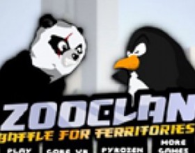 Zoo Clan - Chaos has struck at the local Zoo and the Pandas and Penguins are in a clash for territories. Fight for your favorite clan and defend your territory! Use A key to move left, D key to move right, use the mouse to aim and throw.