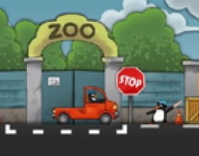 Zoo Transport - Your task is to deliver boxes from the loading dock to the zoo without losing animals. Use mouse to drag and place the boxes on your truck. Use arrow keys to move your car. If you drop the box it goes back to the dock and you have to restart the level.