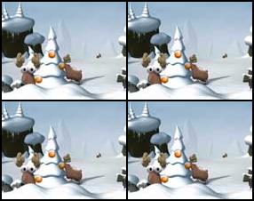 Šī spēle ir līdzīga Morhoon – pamēģini trāpīt ar sniega bumbu ziemeļbriežos, kuri piekrita ar tevi paspēlēties. Jo tālāk briedis atrodas, jo vairāk punktu tu par viņu dabūsi. Var mēģināt notriekt arī mandarīnus uz egles.
