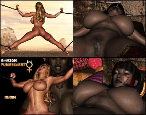 Sexy Punishment Porn - Amazon Punishment - 3D Porn Games