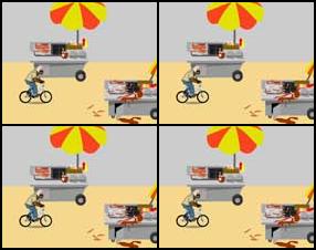 In this game you have to drive and show tricks by your way. Use arrow keys to turn and maneuver. Press A button to brake, F to press a pedal, D to make a  tailwhip, S – to turn on a Superman regime.