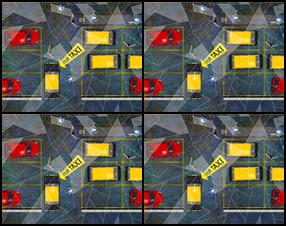 Choose Your Taxi car and park it where big yellow arrow shows You. Avoid any objects and other cars, cause any damage to Your car will end this game. Use Left and Right arrow keys to set direction of Your car. Up and Down arrow keys to move forward and backward. Space to break.