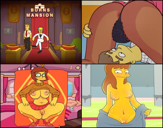 Pooping Cartoon Porn Simpson - Burns Mansion [v 0.13.4] - Free Sex Games