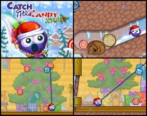 Our sticky candy addicted hero is back to swing and fly around the screen in order to catch as much candy as possible. Use Mouse to aim and extend your sticky arm to hold on surfaces.