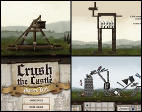 King isn't happy that resistance is going further. He orders you to destroy enemies to increase his territory. Crush castle after castle, killing all population in them with your large stones throwing trebuchet. Gain medals, unlock new secret loads. Use mouse to Fire, Release, and Reload. Use the arrows to view castle.