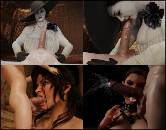 This is a Resident Evil parody game that follows the busty Alcina Dimitrescu, aka Lady Dimitrescu, who is currently in control of the dangerous vampire village. An elegant and poised woman with big tits, she is as sexy as she is dangerous with many brave men having tried and failed to take her down. Most of them have been captured and enslaved by her vampire girls, so you must make your way into Castle Dimitrescu to take down the immortal fiend and her bloodthirsty vampires. If you’re lucky, you may even get the chance to have hardcore sex with these monster babes before sending them into the afterlife.