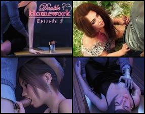 Sex One Girl More Boys - Double Homework - Episode 5 - Free Adult Games