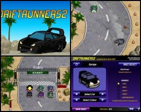 In this second part of Drift Runners you must take 40 challenges on 25 unique tracks. There will be 8 cars for you. Select one and start your racing adventure. Collect coins to buy upgrades. Use W A S D or Arrow keys to drive your car. Press X or Space for turbo.