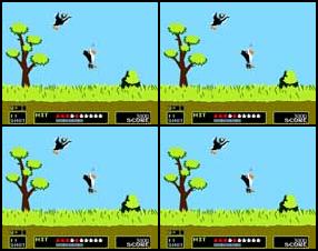 A flash version of an old Duck Hunt game. Your faithful dog will help you to bring the shot ducks back. The only sad thing is that you will have to your mouse in place of an old SEGA gun to aim and shot.