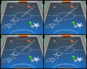 A air hockey game with multiple levels, passwords to level jump and powerups to spice things up. Use your mouse to move the puck in your area. Accumulate seven points to proceed to the next level. Get all bonus for your advantage.